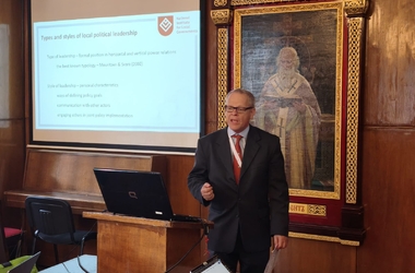 Na zdjęciu widoczny prof. Paweł Swianiewicz - Dyrektor Narodowego Instytutu Samorządu Terytorialnego - kliknięcie spowoduje wyświetlenie powiększonego zdjęcia